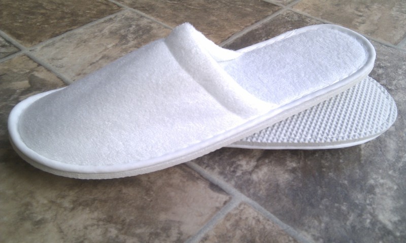 cotton towelling slippers